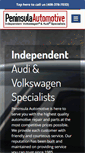 Mobile Screenshot of peninsulaautomotive.com